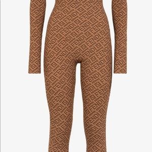 Fendi x Skims Brown Onesie